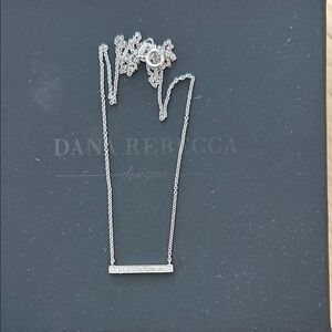 Dana Rebecca Sylvie Rose medium bar Necklace